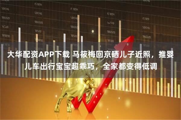 大华配资APP下载 马筱梅回京晒儿子近照，推婴儿车出行宝宝超乖巧，全家都变得低调